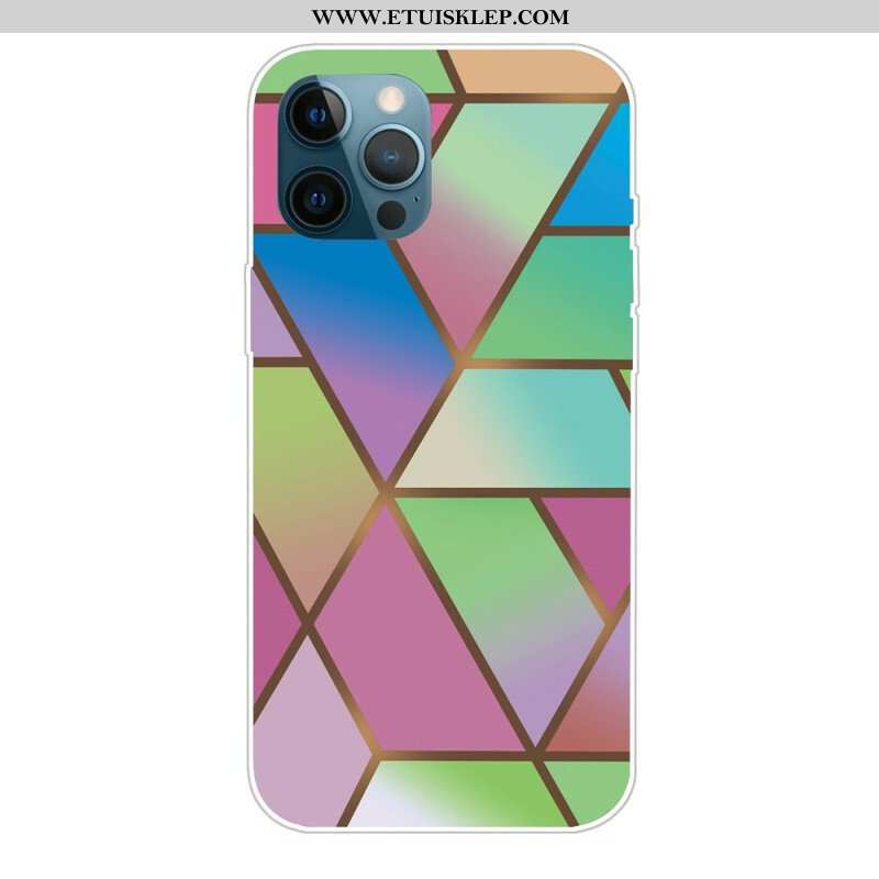 Etui do iPhone 13 Pro Geometria Marmuru